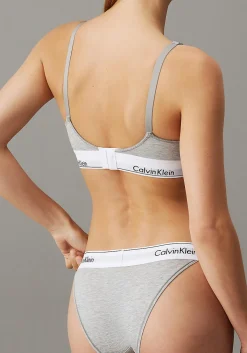 Calvin Klein dames Modern Cotton maternity bra, zwangerschaps BH, grijs