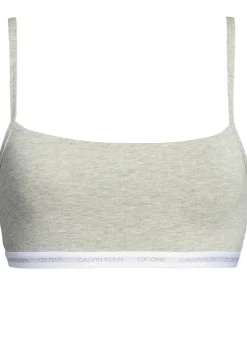 Calvin Klein dames ONE Cotton bralette (2-pack), ongevoerd, grijs