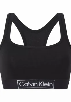 Calvin Klein dames Reimagined Heritage unlined bralette, bralette, zwart