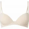 Calvin Klein dames Seductive Comfort push-up T-shirt bra, T-shirt BH, beige