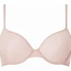 Calvin Klein dames Sheer Marquisette lightly lined demi bra, beugel BH, roze