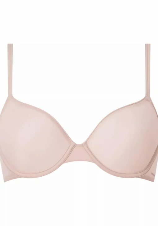 Calvin Klein dames Sheer Marquisette lightly lined demi bra, beugel BH, roze