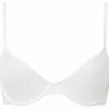 Calvin Klein dames Sheer Marquisette unlined demi bra, beugel BH, wit