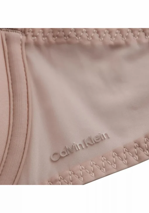 Calvin Klein dames Sheer Marquisette push up plunge bra, beugel BH, roze