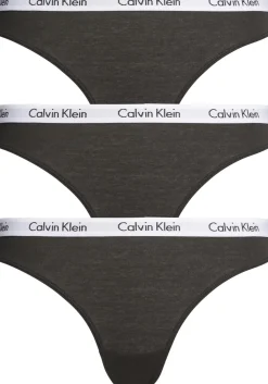 Calvin Klein dames slips (3-pack), zwart