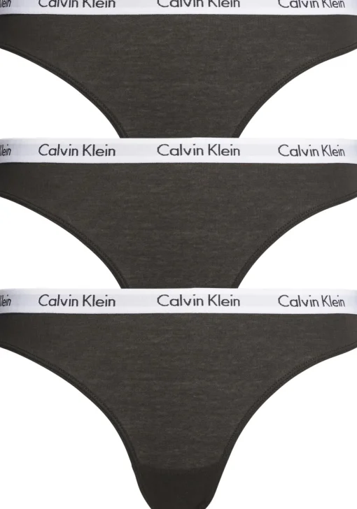 Calvin Klein dames slips (3-pack), zwart