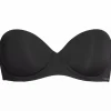 Calvin Klein dames strapless push up bra, strapless BH, zwart
