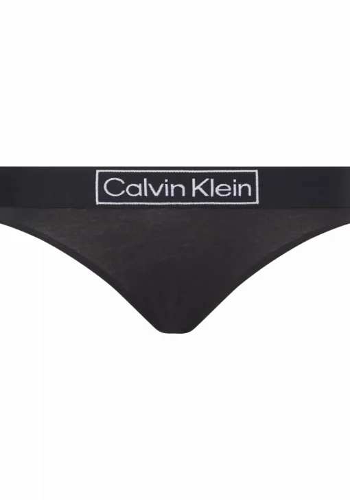 Calvin Klein dames thong (1-pack), string, zwart