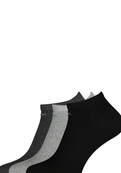 Calvin Klein damessokken Chloe (3-pack), enkelsokken, grijs, antraciet en zwart