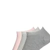 Calvin Klein damessokken Chloe (3-pack), enkelsokken, beige, roze en grijs