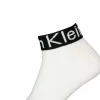 Calvin Klein damessokken Kayla (1-pack), lage logo sokken, wit met zwart