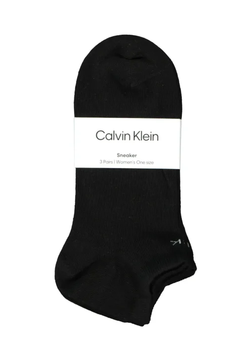 Calvin Klein damessokken Chloe (3-pack), enkelsokken, zwart