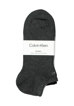 Calvin Klein damessokken Chloe (3-pack), enkelsokken, grijs, antraciet en zwart