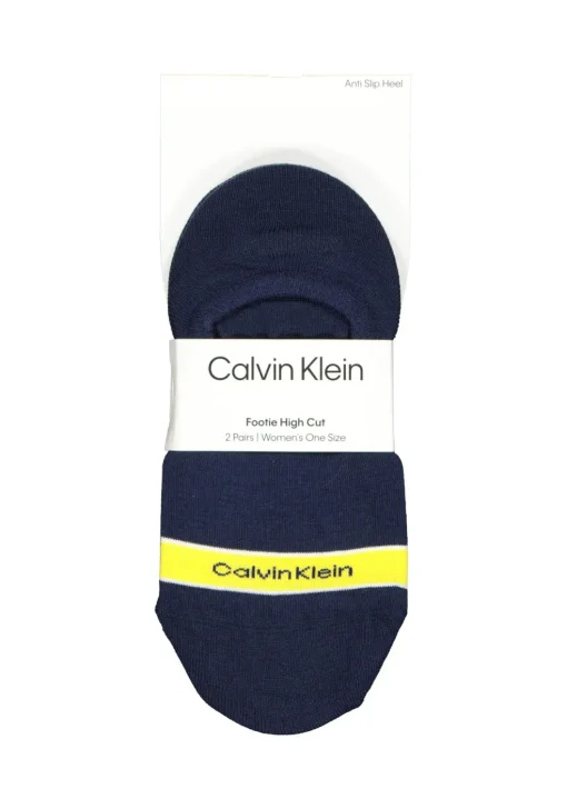 Calvin Klein damessokken Alice (2-pack), onzichtbare sneakersokken, blauw