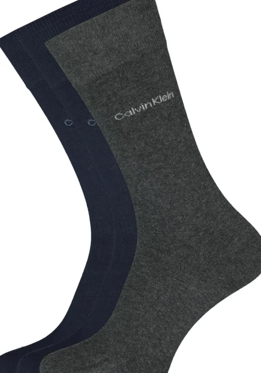 Calvin Klein herensokken Eric (3-pack), blauw en grijs