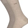 Calvin Klein herensokken Carter (2-pack), beige en bruin