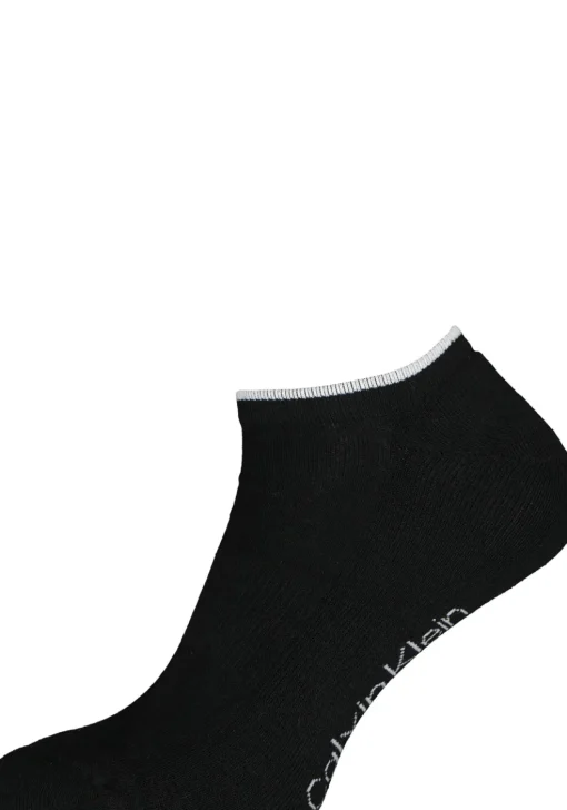 Calvin Klein herensokken Grant (3-pack), onzichtbare lage sportsokken, zwart, wit en grijs