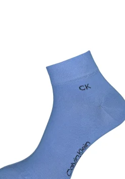 Calvin Klein herensokken Simon (2-pack), hoge enkelsokken, licht- en kobaltblauw