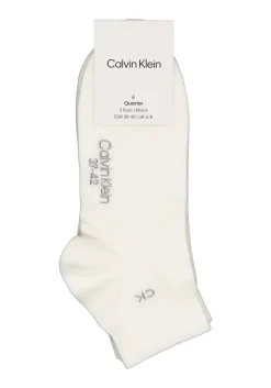 Calvin Klein herensokken Simon (2-pack), hoge enkelsokken, wit