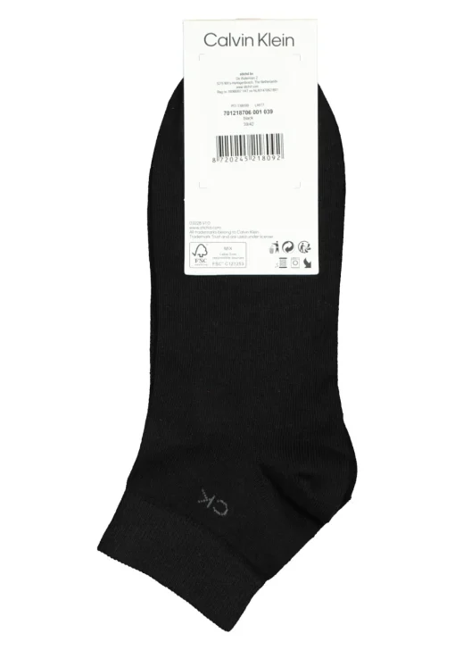 Calvin Klein herensokken Simon (2-pack), hoge enkelsokken, zwart