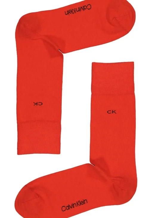 Calvin Klein herensokken Carter (2-pack), rood en donkerblauw
