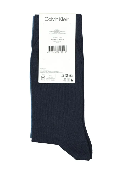 Calvin Klein herensokken Carter (2-pack), licht en donker denim