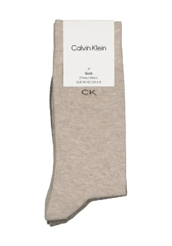 Calvin Klein herensokken Carter (2-pack), beige en bruin