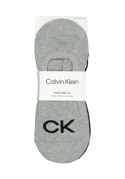 Calvin Klein herensokken Albert (3-pack), onzichtbare sokken, grijs, wit en zwart