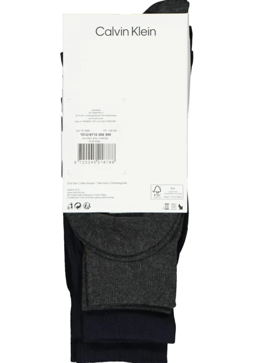 Calvin Klein herensokken Eric (3-pack), blauw en grijs