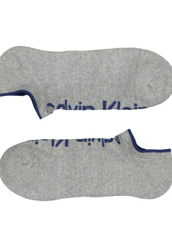 Calvin Klein herensokken Grant (3-pack), onzichtbare lage sportsokken, zwart, wit en grijs