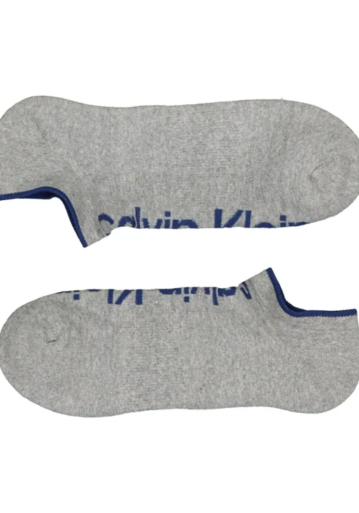 Calvin Klein herensokken Grant (3-pack), onzichtbare lage sportsokken, zwart, wit en grijs