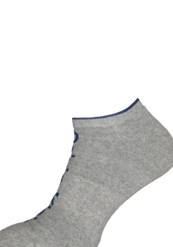 Calvin Klein herensokken Grant (3-pack), onzichtbare lage sportsokken, zwart, wit en grijs