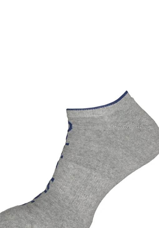 Calvin Klein herensokken Grant (3-pack), onzichtbare lage sportsokken, zwart, wit en grijs