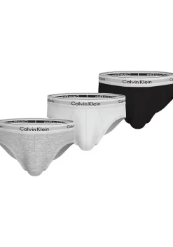 Calvin Klein Icon Cotton Stretch Hipster briefs (3-pack), heren slips, zwart, grijs, wit