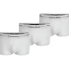 Calvin Klein Icon Cotton Stretch Low Rise trunks (3-pack), lage heren boxers kort, wit