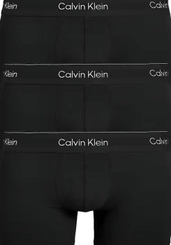 Calvin Klein Icon Cotton Stretch Low Rise trunks (3-pack), lage heren boxers kort, zwart