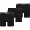 Calvin Klein Icon Cotton Stretch Boxer briefs (3-pack), heren boxers extra lang, zwart