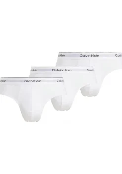 Calvin Klein Icon Cotton Stretch Hipster briefs (3-pack), heren slips, wit