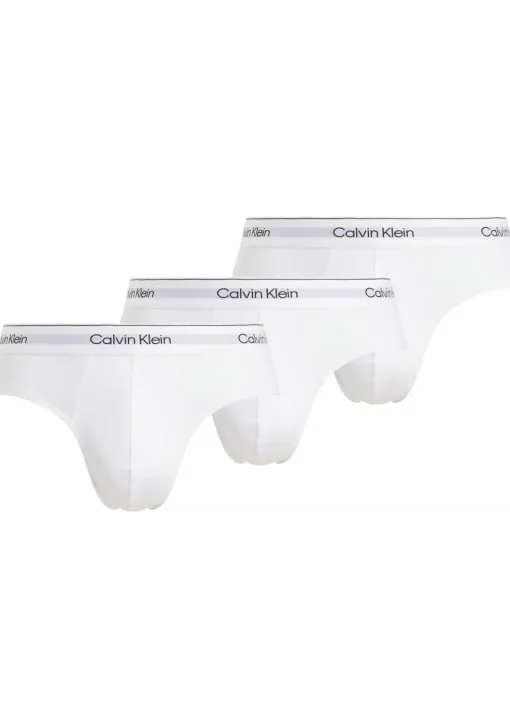 Calvin Klein Icon Cotton Stretch Hipster briefs (3-pack), heren slips, wit
