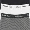 Calvin Klein low rise trunks (3-pack), lage heren boxers kort, zwart, wit en gestreept