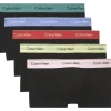 Calvin Klein Low Rise trunks (5-pack), lage heren boxers kort, zwart met gekleurde tailleband