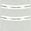 Calvin Klein low rise trunks (3-pack), lage heren boxers kort, grijs melange