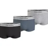 Calvin Klein Low Rise Trunks (3-pack), lage heren boxers kort, zwart, lichtgrijs, blauw