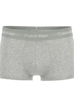 Calvin Klein low rise trunks (3-pack), lage heren boxers kort, zwart, grijs en logoprint
