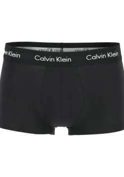 Calvin Klein low rise trunks (3-pack), lage heren boxers kort, zwart, wit en gestreept