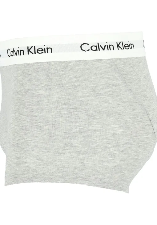 Calvin Klein low rise trunks (3-pack), lage heren boxers kort, grijs melange
