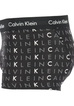 Calvin Klein low rise trunks (3-pack), lage heren boxers kort, zwart, grijs en logoprint