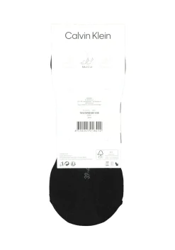 Calvin Klein Luca herensokken (2-pack), onzichtbare sneakersokken, zwart