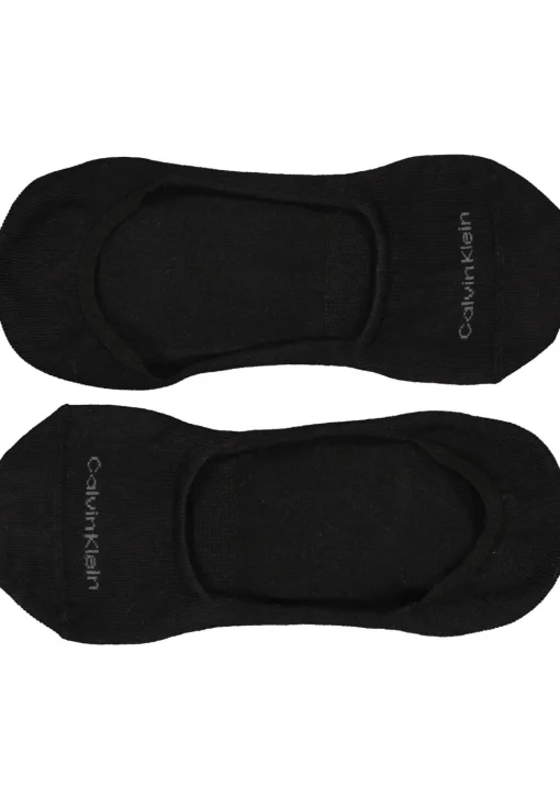Calvin Klein Luca herensokken (2-pack), onzichtbare sneakersokken, zwart