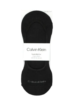 Calvin Klein Luca herensokken (2-pack), onzichtbare sneakersokken, zwart